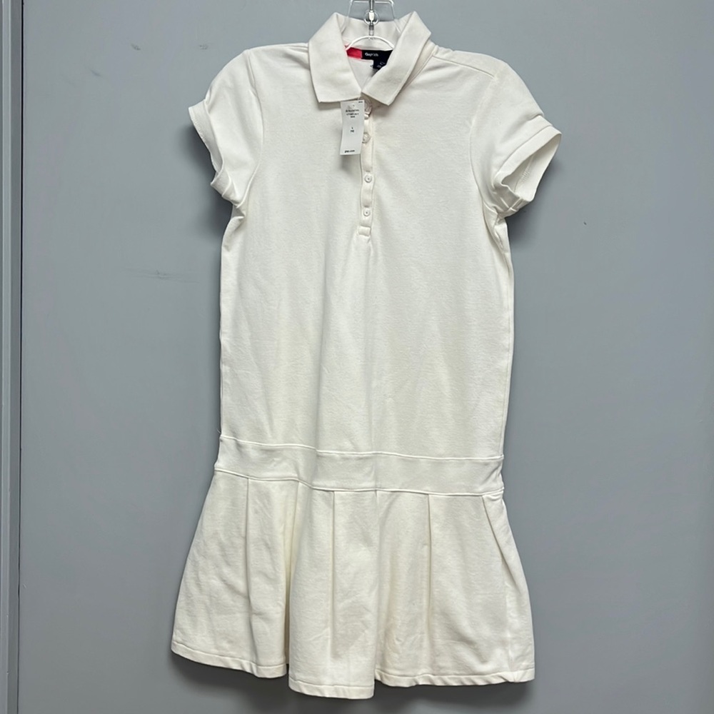 Gap white polo dress, NWT!
